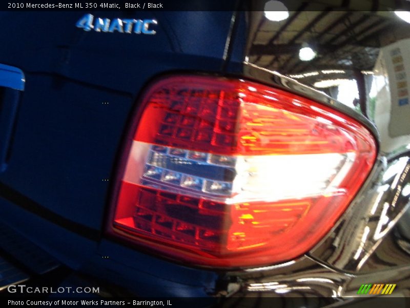 Black / Black 2010 Mercedes-Benz ML 350 4Matic