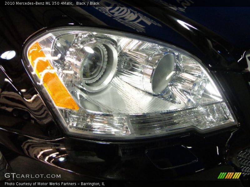 Black / Black 2010 Mercedes-Benz ML 350 4Matic