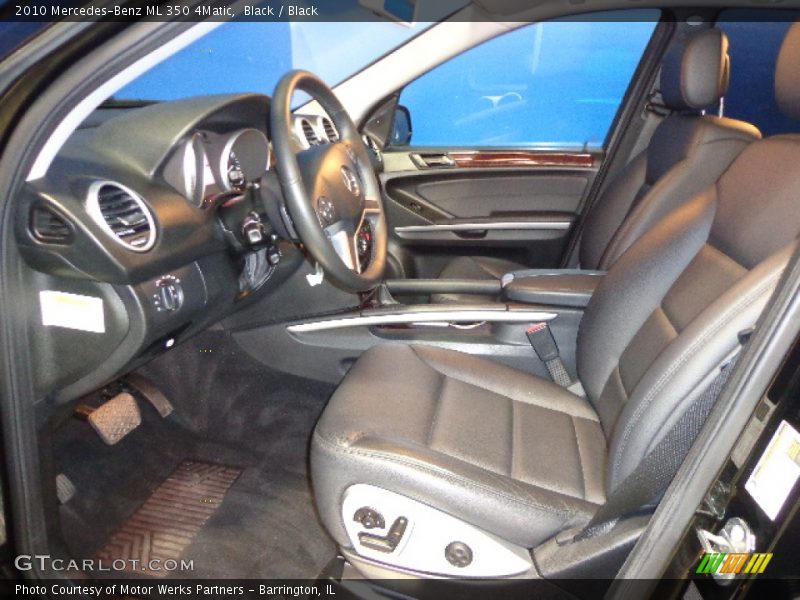 Black / Black 2010 Mercedes-Benz ML 350 4Matic