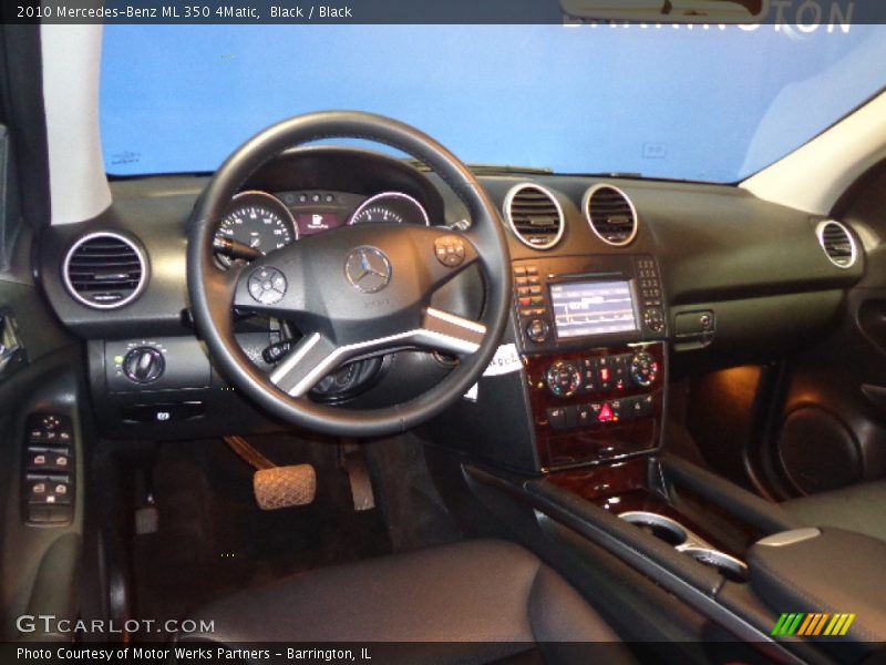 Black / Black 2010 Mercedes-Benz ML 350 4Matic