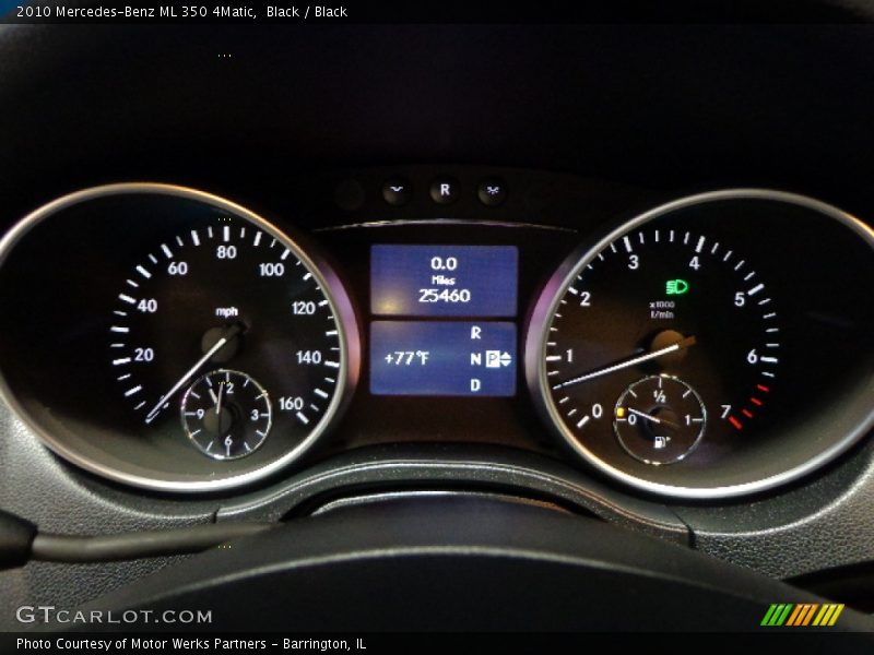 Black / Black 2010 Mercedes-Benz ML 350 4Matic