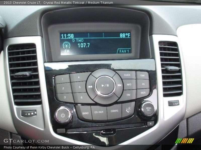 Crystal Red Metallic Tintcoat / Medium Titanium 2013 Chevrolet Cruze LT