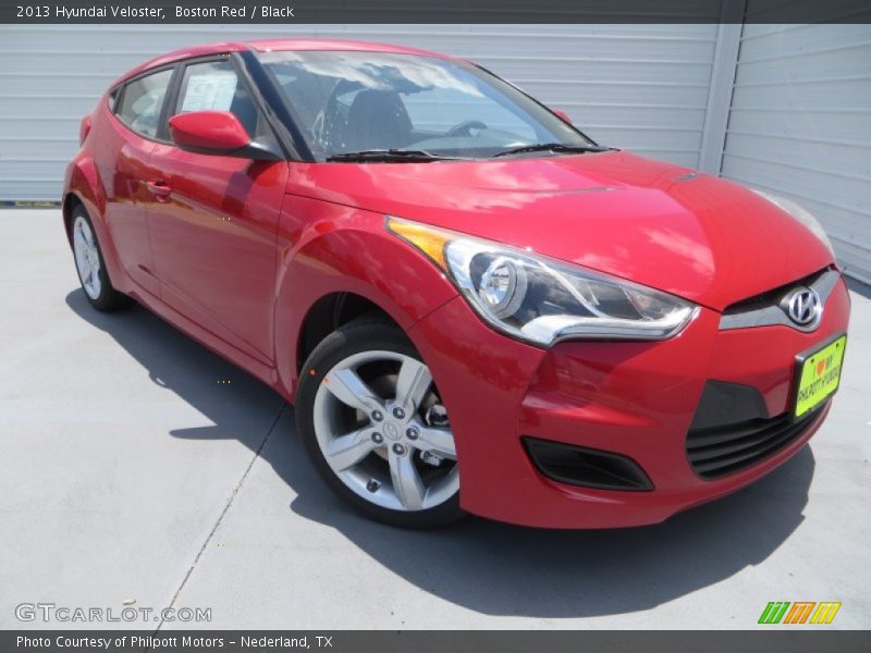 Boston Red / Black 2013 Hyundai Veloster