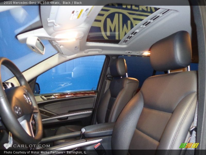 Black / Black 2010 Mercedes-Benz ML 350 4Matic