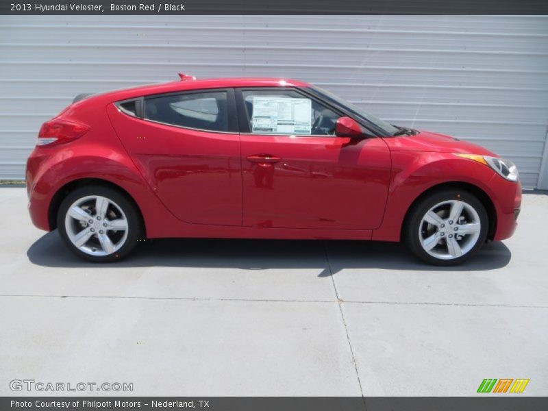 Boston Red / Black 2013 Hyundai Veloster