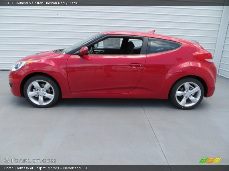 Boston Red / Black 2013 Hyundai Veloster