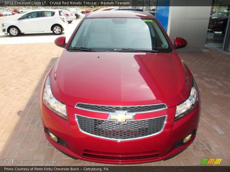 Crystal Red Metallic Tintcoat / Medium Titanium 2013 Chevrolet Cruze LT