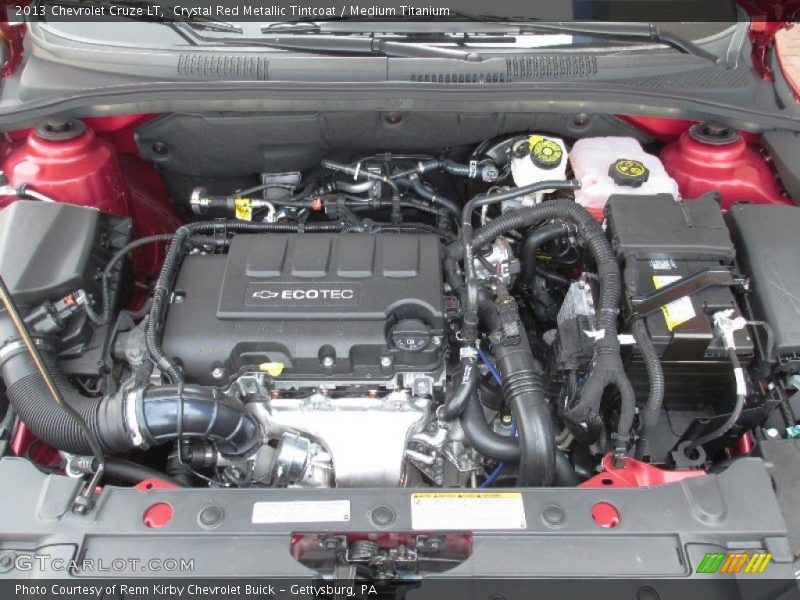 Crystal Red Metallic Tintcoat / Medium Titanium 2013 Chevrolet Cruze LT
