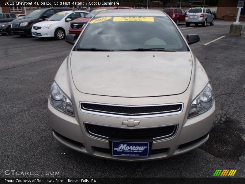 Gold Mist Metallic / Cocoa/Cashmere 2011 Chevrolet Malibu LS