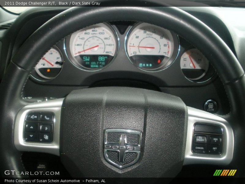 Black / Dark Slate Gray 2011 Dodge Challenger R/T