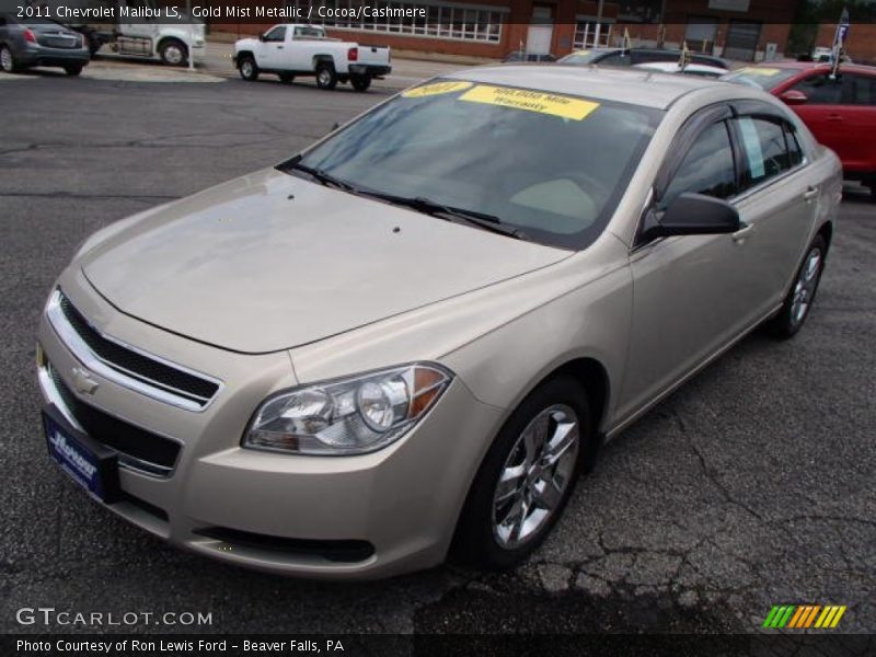 Gold Mist Metallic / Cocoa/Cashmere 2011 Chevrolet Malibu LS