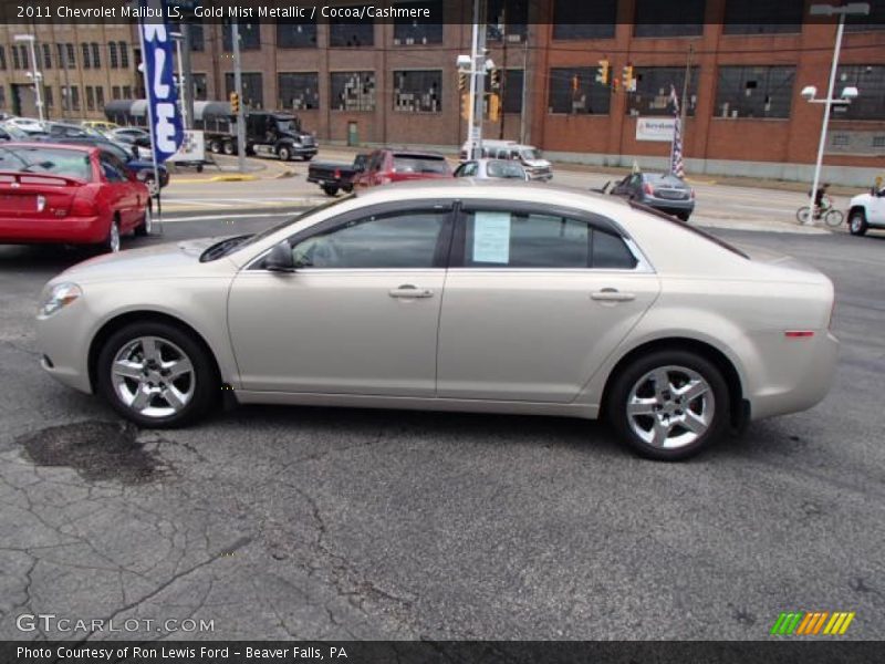 Gold Mist Metallic / Cocoa/Cashmere 2011 Chevrolet Malibu LS