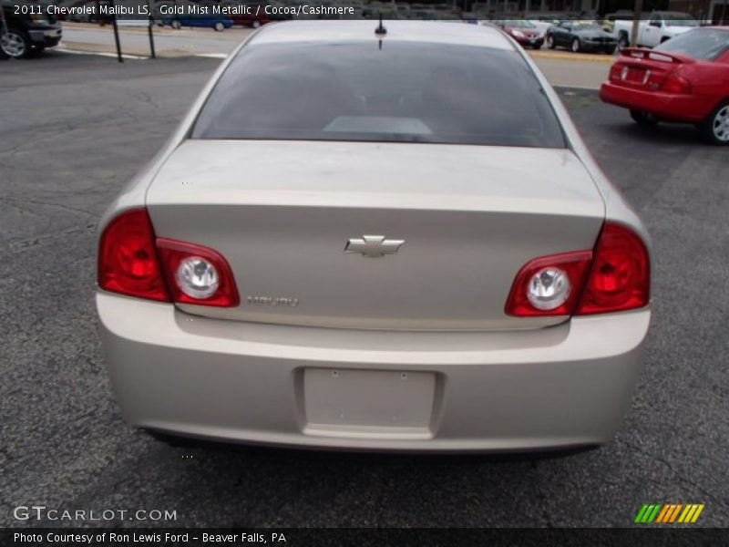 Gold Mist Metallic / Cocoa/Cashmere 2011 Chevrolet Malibu LS