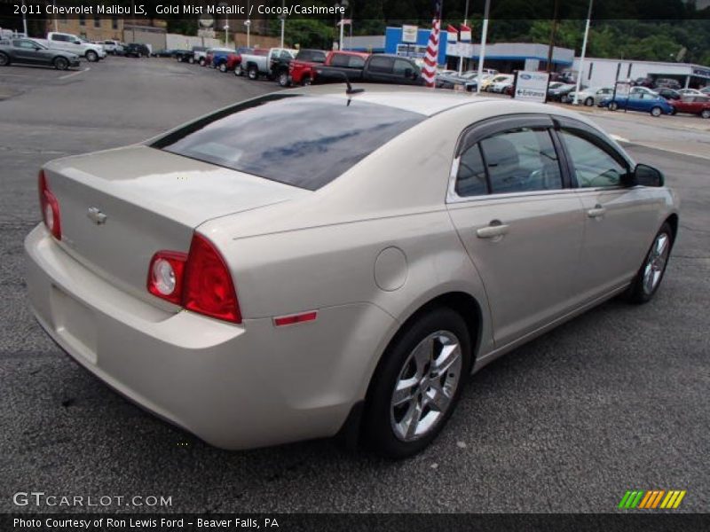Gold Mist Metallic / Cocoa/Cashmere 2011 Chevrolet Malibu LS
