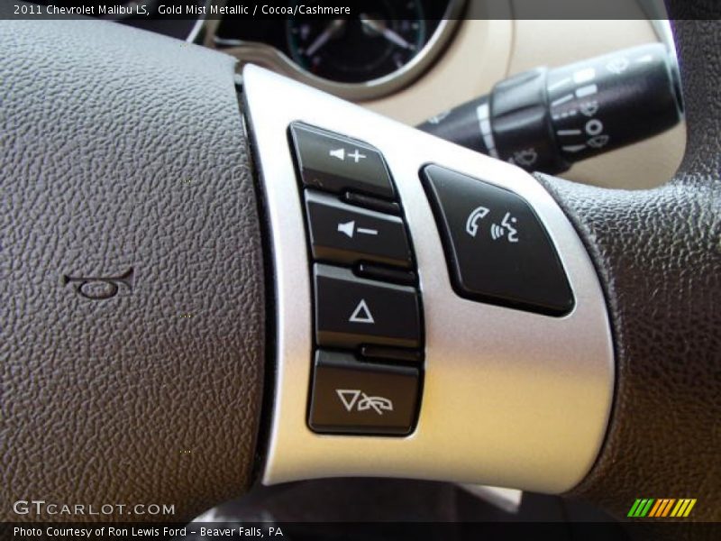 Gold Mist Metallic / Cocoa/Cashmere 2011 Chevrolet Malibu LS