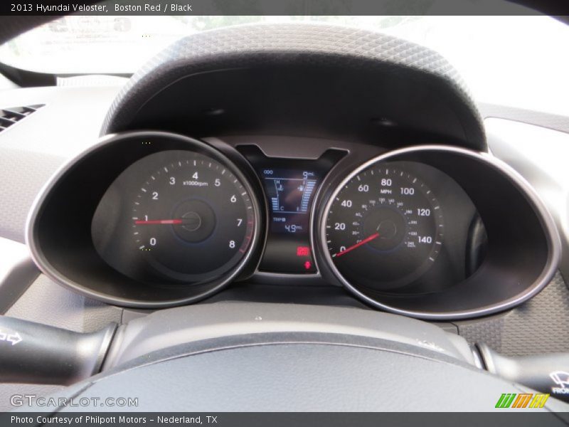 Boston Red / Black 2013 Hyundai Veloster