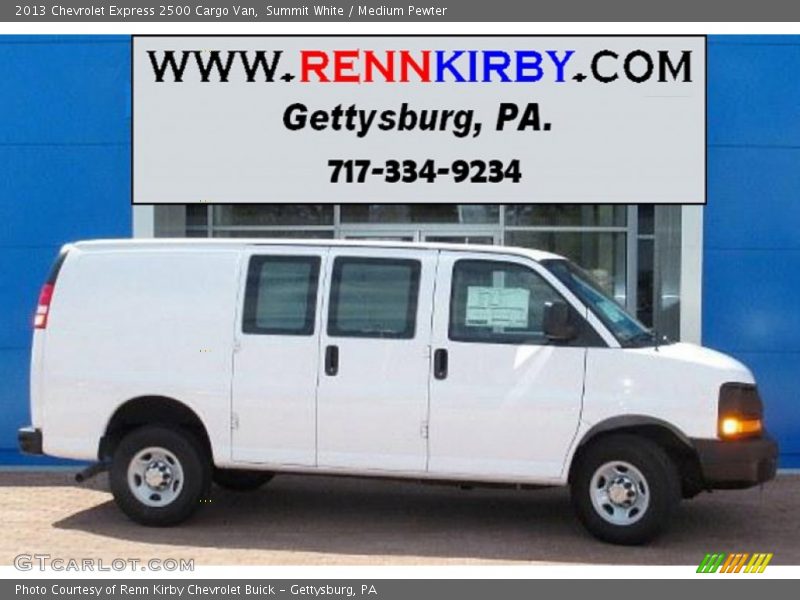 Summit White / Medium Pewter 2013 Chevrolet Express 2500 Cargo Van
