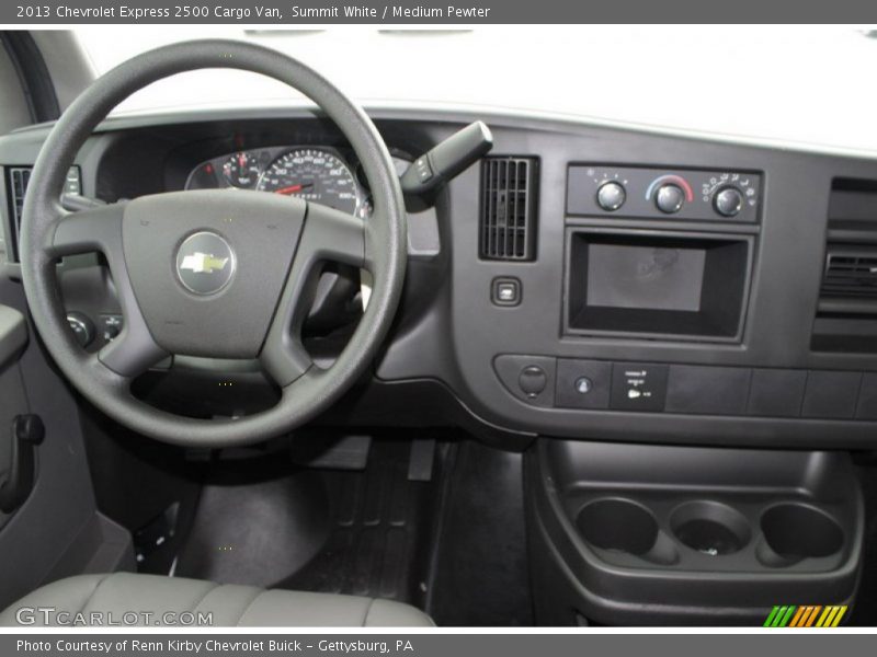 Summit White / Medium Pewter 2013 Chevrolet Express 2500 Cargo Van