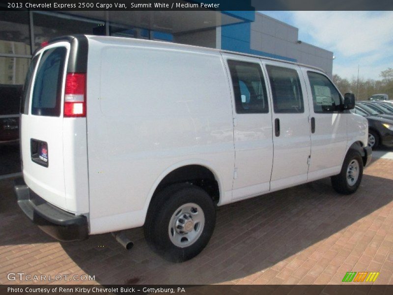Summit White / Medium Pewter 2013 Chevrolet Express 2500 Cargo Van