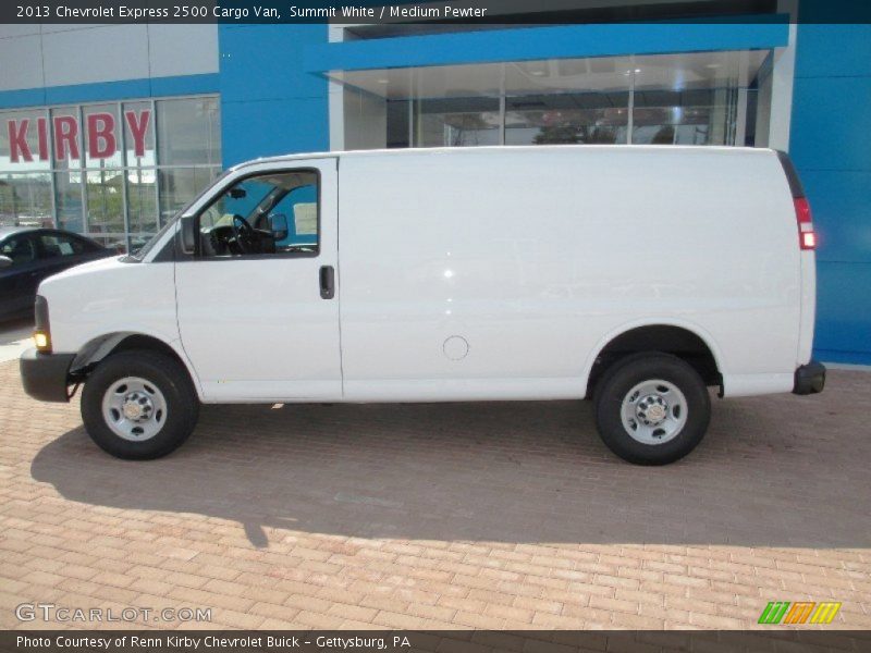 Summit White / Medium Pewter 2013 Chevrolet Express 2500 Cargo Van