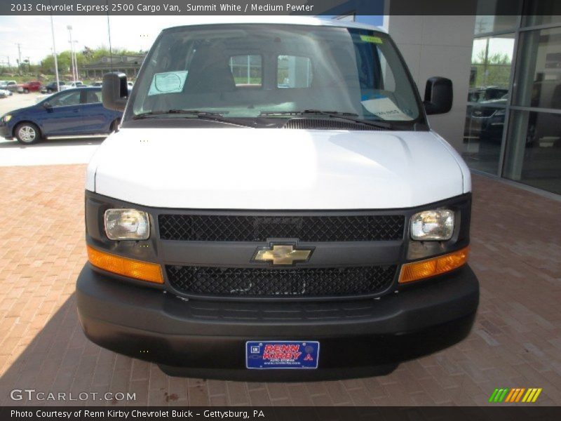 Summit White / Medium Pewter 2013 Chevrolet Express 2500 Cargo Van