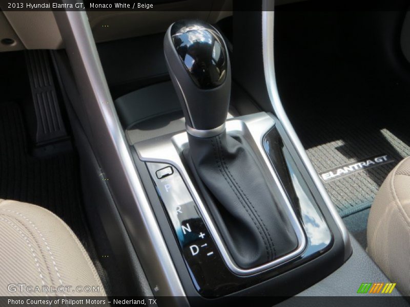 Monaco White / Beige 2013 Hyundai Elantra GT