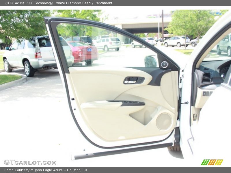 White Diamond Pearl / Parchment 2014 Acura RDX Technology