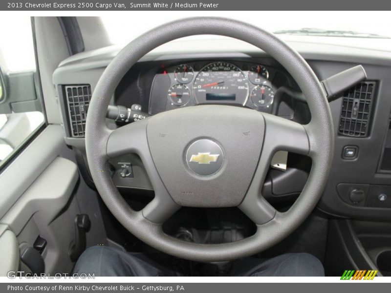 Summit White / Medium Pewter 2013 Chevrolet Express 2500 Cargo Van