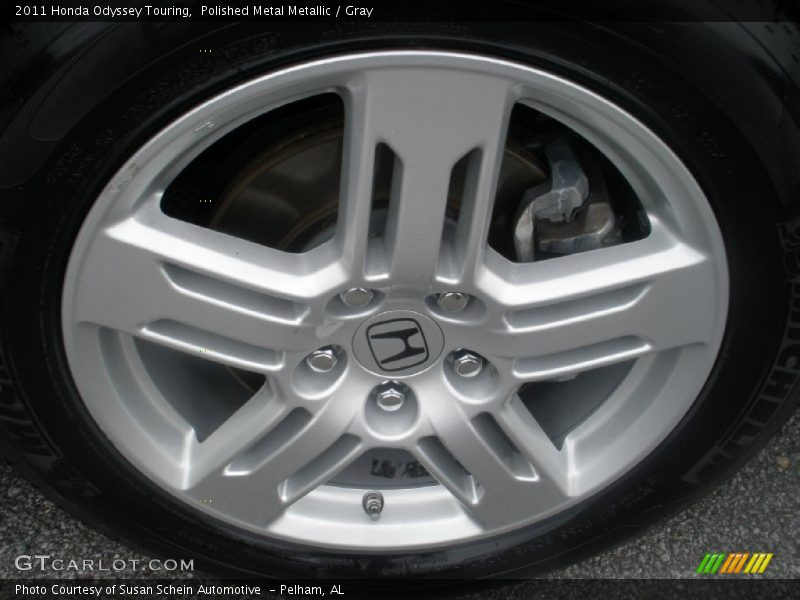 Polished Metal Metallic / Gray 2011 Honda Odyssey Touring