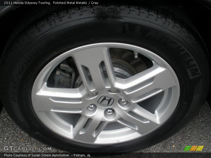 Polished Metal Metallic / Gray 2011 Honda Odyssey Touring
