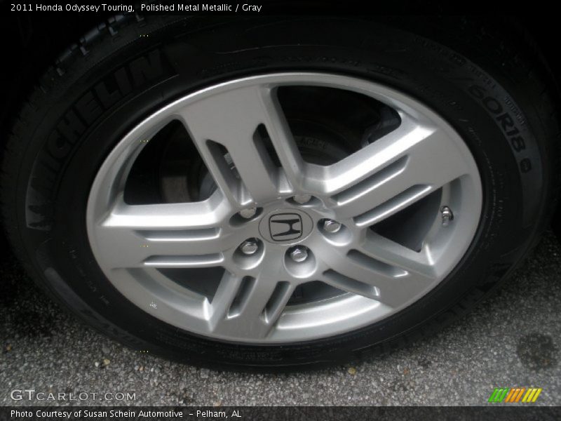 Polished Metal Metallic / Gray 2011 Honda Odyssey Touring