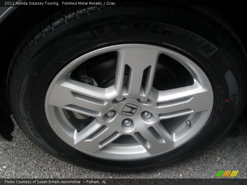 Polished Metal Metallic / Gray 2011 Honda Odyssey Touring
