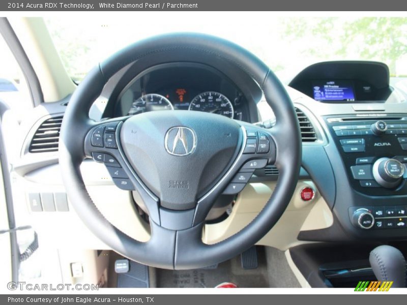 White Diamond Pearl / Parchment 2014 Acura RDX Technology
