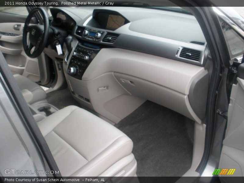Polished Metal Metallic / Gray 2011 Honda Odyssey Touring