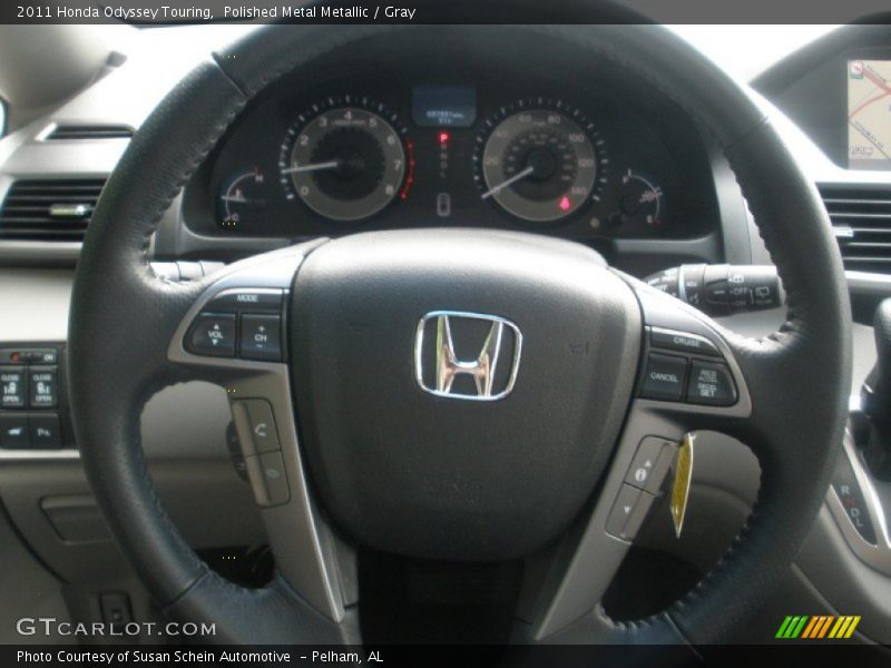 Polished Metal Metallic / Gray 2011 Honda Odyssey Touring