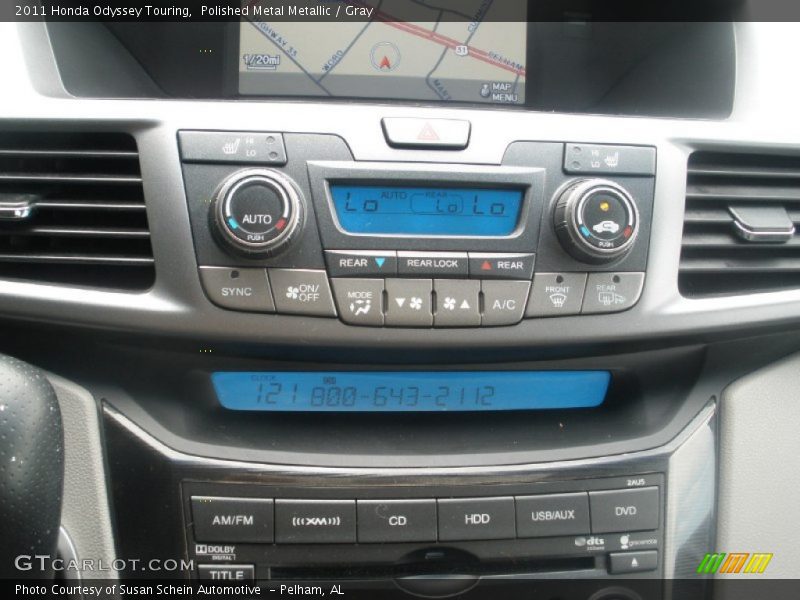 Polished Metal Metallic / Gray 2011 Honda Odyssey Touring