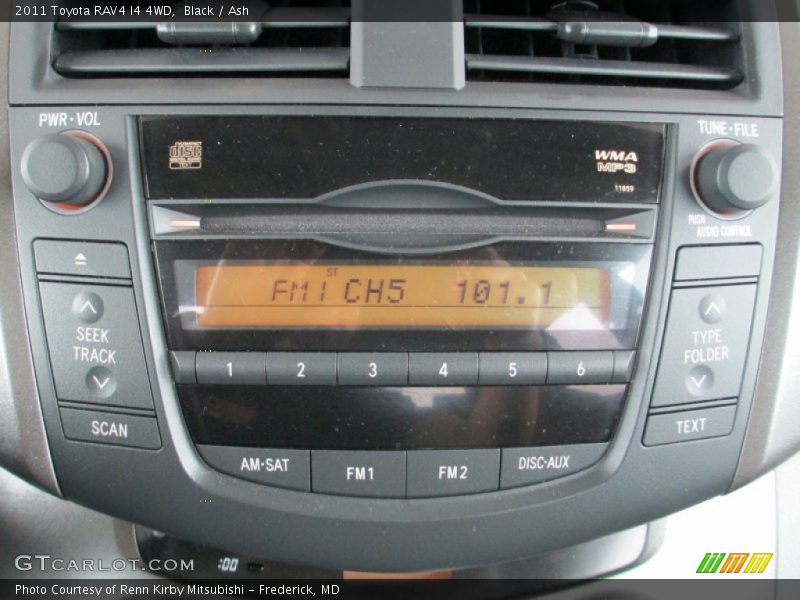Black / Ash 2011 Toyota RAV4 I4 4WD