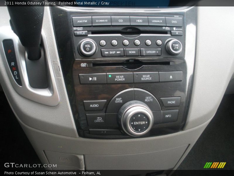 Polished Metal Metallic / Gray 2011 Honda Odyssey Touring