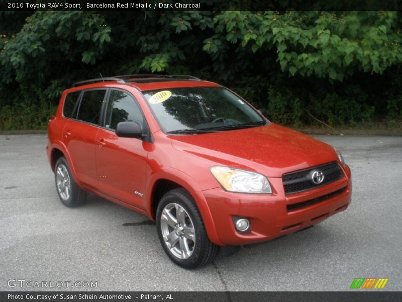 Barcelona Red Metallic / Dark Charcoal 2010 Toyota RAV4 Sport