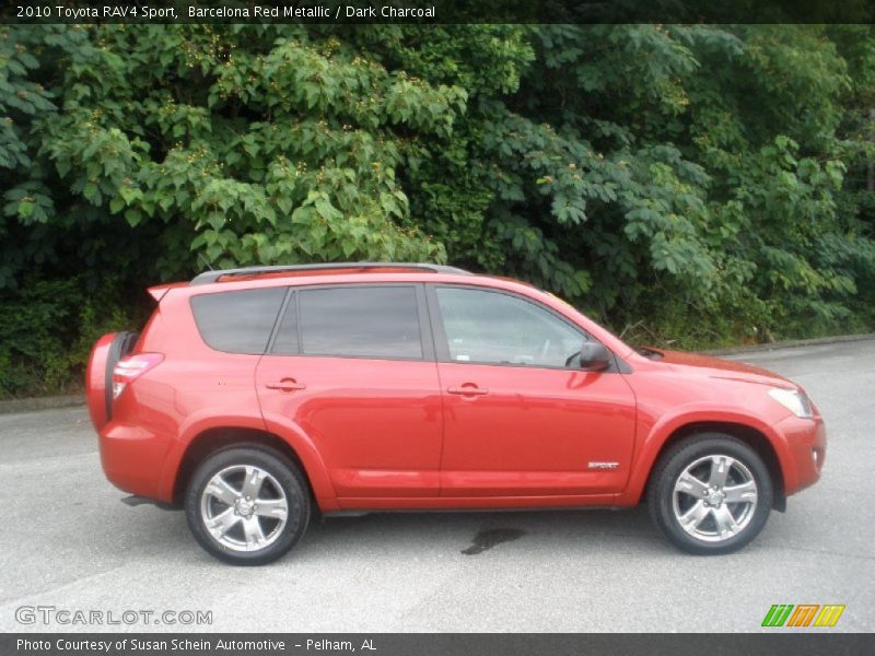 Barcelona Red Metallic / Dark Charcoal 2010 Toyota RAV4 Sport