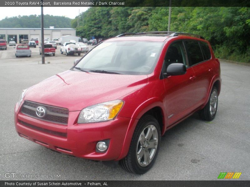 Barcelona Red Metallic / Dark Charcoal 2010 Toyota RAV4 Sport