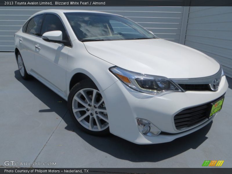 Blizzard White Pearl / Almond 2013 Toyota Avalon Limited