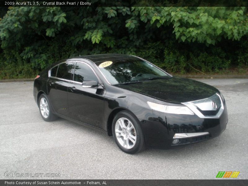 Crystal Black Pearl / Ebony 2009 Acura TL 3.5