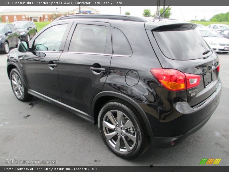 Labrador Black Pearl / Black 2013 Mitsubishi Outlander Sport LE AWD