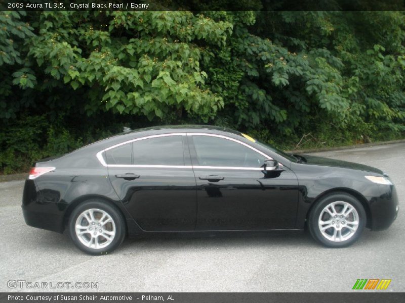 Crystal Black Pearl / Ebony 2009 Acura TL 3.5