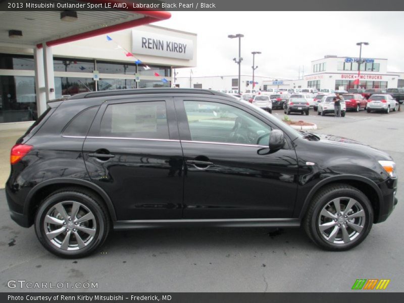Labrador Black Pearl / Black 2013 Mitsubishi Outlander Sport LE AWD