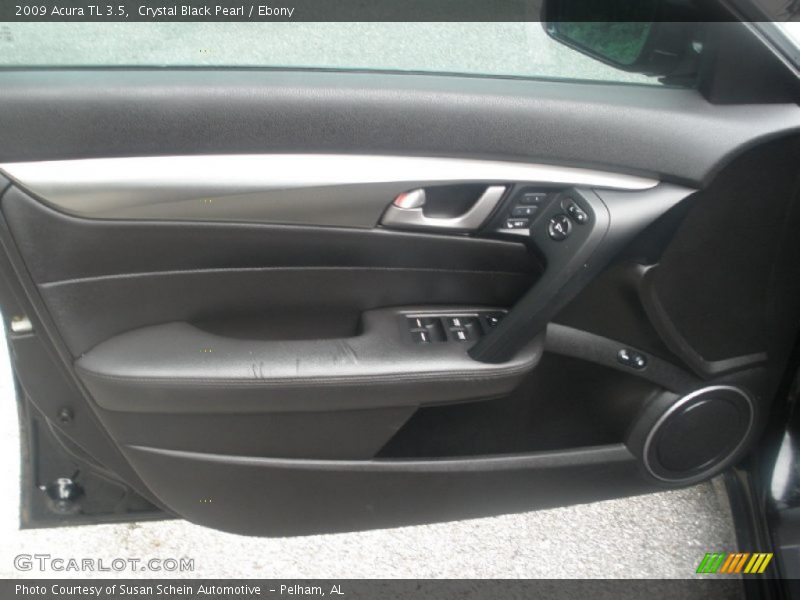 Crystal Black Pearl / Ebony 2009 Acura TL 3.5