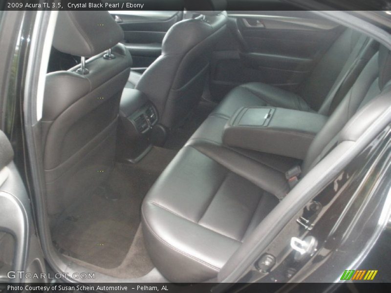 Crystal Black Pearl / Ebony 2009 Acura TL 3.5