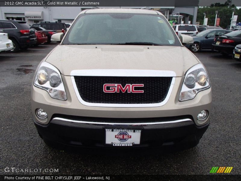 Gold Mist Metallic / Cashmere 2012 GMC Acadia SLT