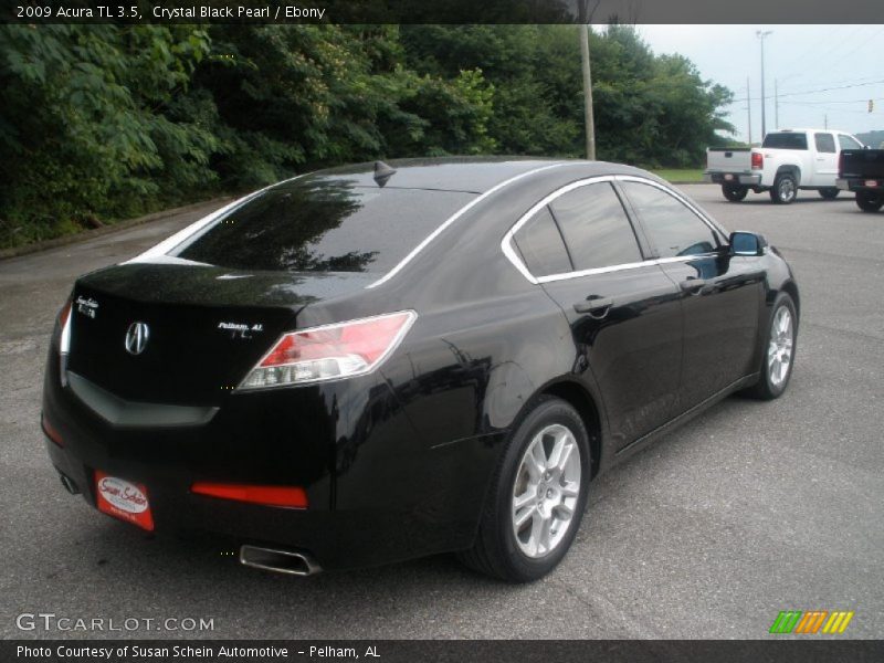 Crystal Black Pearl / Ebony 2009 Acura TL 3.5